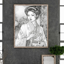 Load image into Gallery viewer, Retro Woman 40*50CM(Canvas) Full Round Drill Diamond Painting