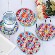 Load image into Gallery viewer, 6pcs Coaster Set Classic Mandala DIY Holiday Christmas Waterproof