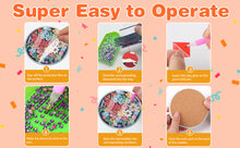 Load image into Gallery viewer, 6pcs Coaster Set Classic Mandala DIY Holiday Christmas Waterproof