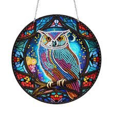 Load image into Gallery viewer, DIY Diamond Dots Art Sunflower Animal Home Garden Decor (Owl)