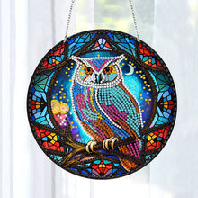 Load image into Gallery viewer, DIY Diamond Dots Art Sunflower Animal Home Garden Decor (Owl)