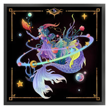 Load image into Gallery viewer, Yishu - Zodiac Sign - Capricorn - 50*50CM 11CT 3 Stamped Cross Stitch