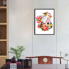 Load image into Gallery viewer, Birdhouse 30*40CM(Canvas) Full Round Drill Diamond Painting