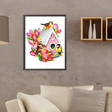 Load image into Gallery viewer, Birdhouse 30*40CM(Canvas) Full Round Drill Diamond Painting