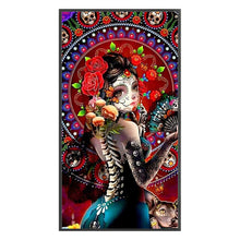 Load image into Gallery viewer, Huancan - Girl - 40*70CM 11CT 3 Stamped Cross Stitch