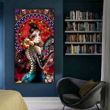 Load image into Gallery viewer, Huancan - Girl - 40*70CM 11CT 3 Stamped Cross Stitch