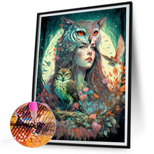 Load image into Gallery viewer, Abstract Girl 30*40CM(Canvas) Full Round Drill Diamond Painting
