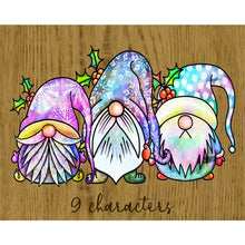 Load image into Gallery viewer, Three Gnomes 50*40CM(Canvas) Full Square Drill Diamond Painting