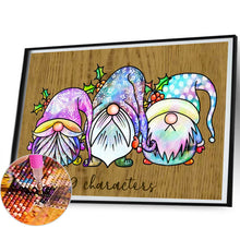 Load image into Gallery viewer, Three Gnomes 50*40CM(Canvas) Full Square Drill Diamond Painting