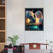 Load image into Gallery viewer, Unicorn Girl 40*50CM(Picture) Full Round Drill Diamond Painting
