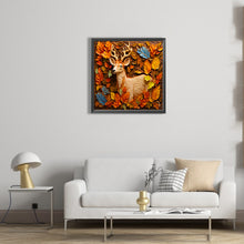 Load image into Gallery viewer, Elk Relief 40*40CM(Picture) Partial AB Full Square Drill Diamond Painting