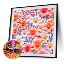 Load image into Gallery viewer, Embroidered Small Flowers 40*40CM(Canvas) Full Round Drill Diamond Painting