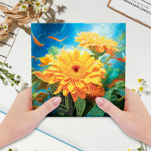 Load image into Gallery viewer, 12PCS DIY Bird Flower Diamond Painting Greeting Card Set for Holidays Festivals