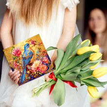 Load image into Gallery viewer, 12PCS DIY Bird Flower Diamond Painting Greeting Card Set for Holidays Festivals