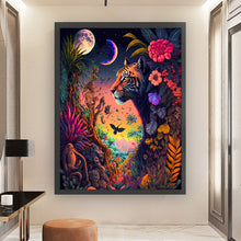 Load image into Gallery viewer, Huancan - Tiger In The Jungle - 50*65CM 11CT 3 Stamped Cross Stitch