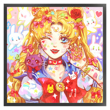 Load image into Gallery viewer, Huancan - Sailor Moon Sailor Moon - 50*50CM 11CT 3 Stamped Cross Stitch