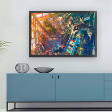 Load image into Gallery viewer, Yishu - Girl'S Cottage - 70*44CM 11CT 3 Stamped Cross Stitch