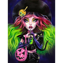 Load image into Gallery viewer, Girl 30*40CM(Canvas) Full Round Drill Diamond Painting