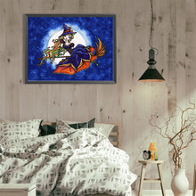 Load image into Gallery viewer, Magic Carpet Witch 40*30CM(Canvas) Full Round Drill Diamond Painting