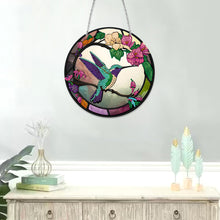 Load image into Gallery viewer, DIY Crystal Diamond Pendant Single-sided 5D Round for Home Garden (Dragonfly)