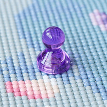 Load image into Gallery viewer, 4pcs Diamond Painting Cover Minders (yellow blue purple rose red)