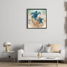 Load image into Gallery viewer, Beach Turtle 30*30CM(Canvas) Full Round Drill Diamond Painting