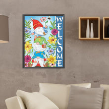 Load image into Gallery viewer, Flower Gnome 30*40CM(Canvas) Full Round Drill Diamond Painting
