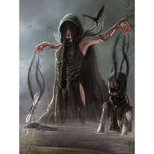 Load image into Gallery viewer, Horror Woman 30*40CM(Canvas) Full Round Drill Diamond Painting