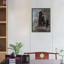 Load image into Gallery viewer, Horror Woman 30*40CM(Canvas) Full Round Drill Diamond Painting