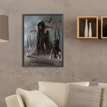 Load image into Gallery viewer, Horror Woman 30*40CM(Canvas) Full Round Drill Diamond Painting
