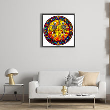 Load image into Gallery viewer, Glass Halloween Skull 50*50CM(Canvas) Full Round Drill Diamond Painting