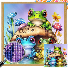 Load image into Gallery viewer, Partial AB - Frog 40*40CM(Picture) Full Square Drill Diamond Painting