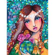 Load image into Gallery viewer, Woman 30*40CM(Canvas) Full Round Drill Diamond Painting