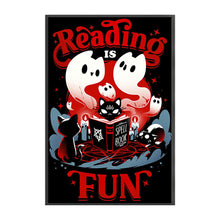 Load image into Gallery viewer, Yishu - Halloween - 50*75CM 11CT 3 Stamped Cross Stitch