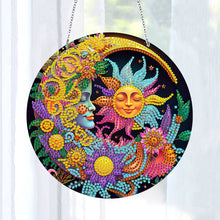 Load image into Gallery viewer, 2D Flat Sun Moon Diamond Art Kits Painting Suncatcher Double Sided Home Decor