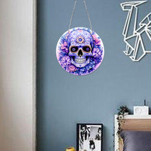 Load image into Gallery viewer, 2D Flat Skull Diamond Art Kit Painting Suncatcher Double Sided Home Garden Decor