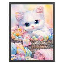 Load image into Gallery viewer, Yishu - Colorful Cats - 50*65CM 11CT 3 Stamped Cross Stitch