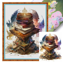 Load image into Gallery viewer, Huancan - Magic Book - 50*65CM 11CT 3 Stamped Cross Stitch