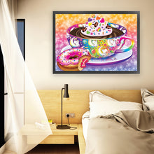 Load image into Gallery viewer, Huancan - Afternoon Tea Desserts - 60*45CM 11CT 3 Stamped Cross Stitch