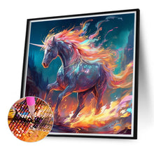 Load image into Gallery viewer, Forest Unicorn 40*40CM(Canvas) Full Round Drill Diamond Painting