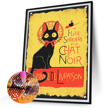 Load image into Gallery viewer, Cat 30*40CM(Canvas) Full Round Drill Diamond Painting