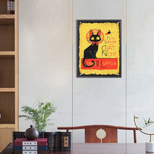 Load image into Gallery viewer, Cat 30*40CM(Canvas) Full Round Drill Diamond Painting