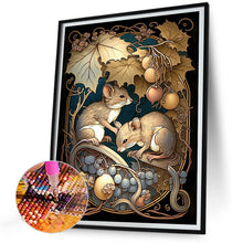 Load image into Gallery viewer, Mouse 30*40CM(Canvas) Full Round Drill Diamond Painting