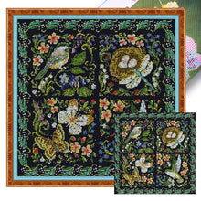 Load image into Gallery viewer, Huancan - Creatures And Flowers - 50*50CM 11CT 3 Stamped Cross Stitch