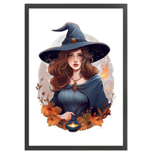 Load image into Gallery viewer, Huancan - Witch - 50*70CM 11CT 3 Stamped Cross Stitch