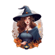 Load image into Gallery viewer, Huancan - Witch - 50*70CM 11CT 3 Stamped Cross Stitch