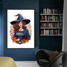 Load image into Gallery viewer, Huancan - Witch - 50*70CM 11CT 3 Stamped Cross Stitch
