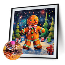 Load image into Gallery viewer, Gingerbread Man 40*40CM(Picture) Full Round Drill Diamond Painting