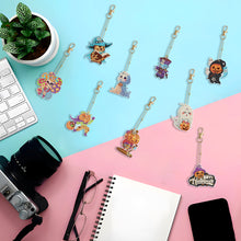 Load image into Gallery viewer, Halloween 10PCS Diamond Painting Art Ornaments Double Sided (Cute Little Ghost)