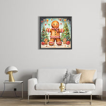 Load image into Gallery viewer, Gingerbread Man 40*40CM(Picture) Full Round Drill Diamond Painting